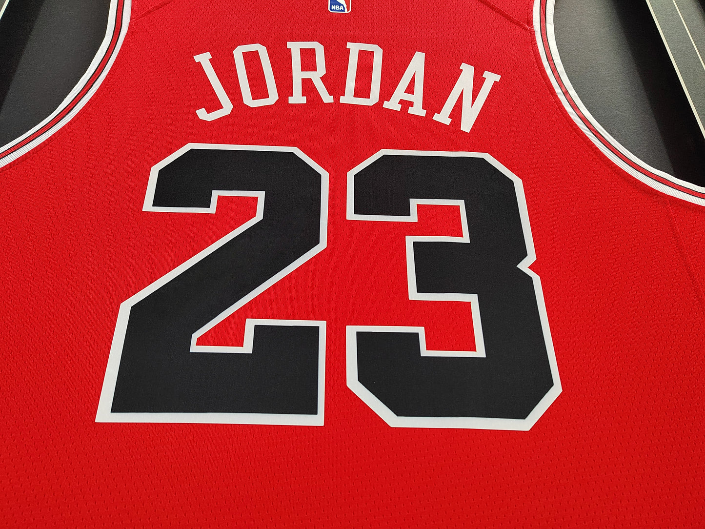 Bulls Jordan Jersey and Jersey Frame Set, Customizable