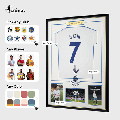 SON Jerseys & framed jersey, Customizable