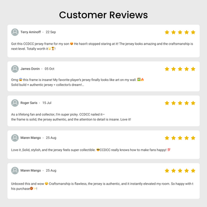 CCDCC Jersey &Jersey Frame Customization